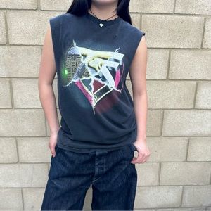 Twisted Sister Back To Kick Your Ass Concert Tour Muscle Tee